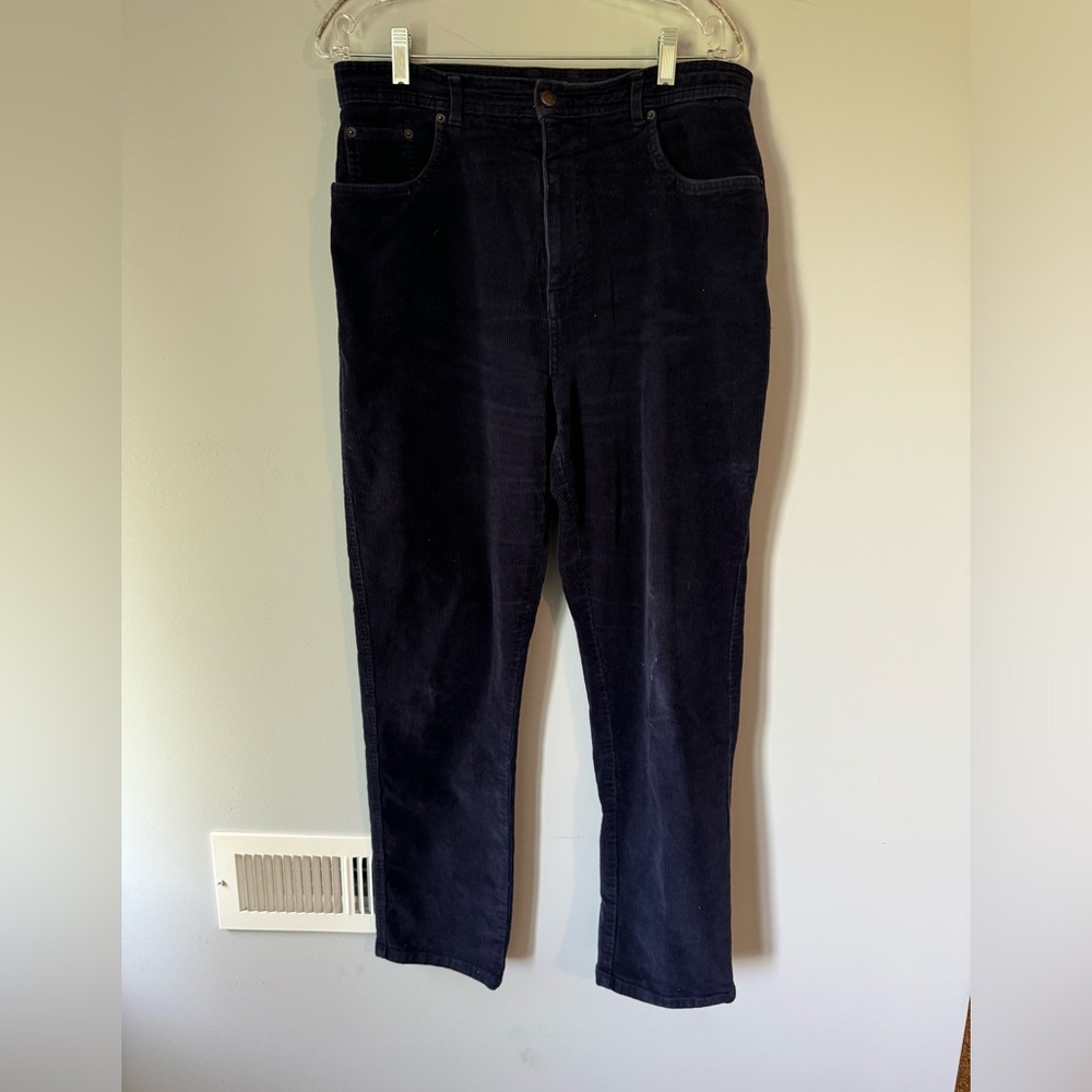 bill blass size 12 blue corduroy jeans